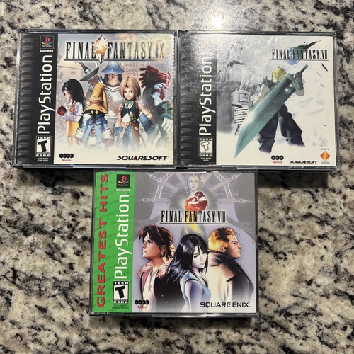 Squaresoft final fantasy - squaresoft, 7,8