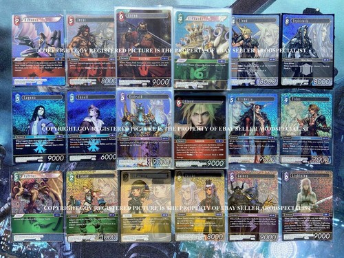 Set foil final fantasy - foil,
